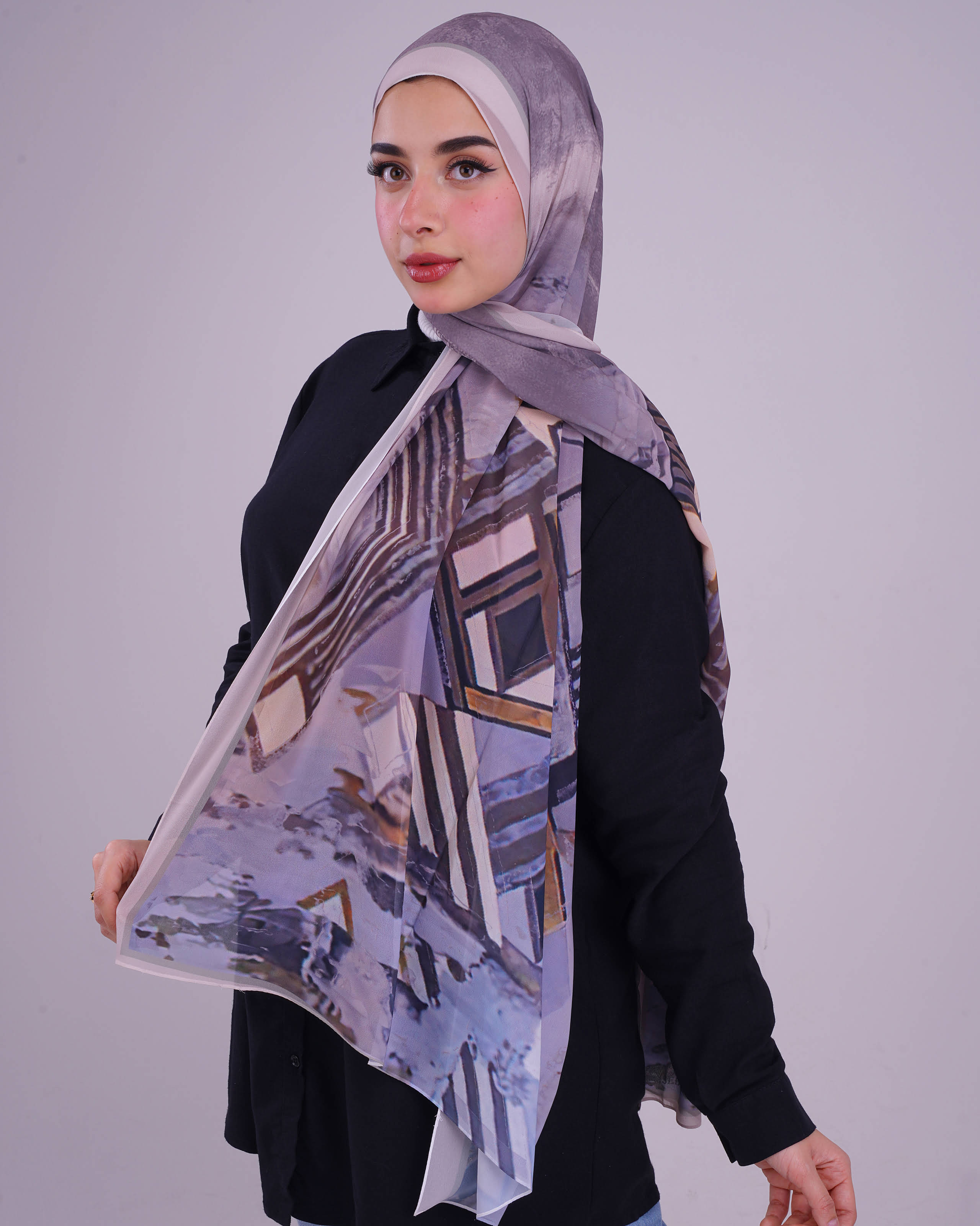 Urban Tapestry Printed Chiffon Scarf