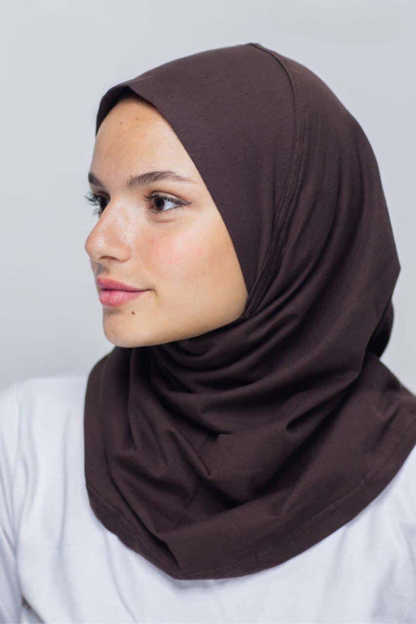 Brown Egyptian Cotton Normal Underscarf One-Piece